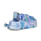 UGG x Collina Strada Goldenglow Platform Blue Floral Sandals - Women's