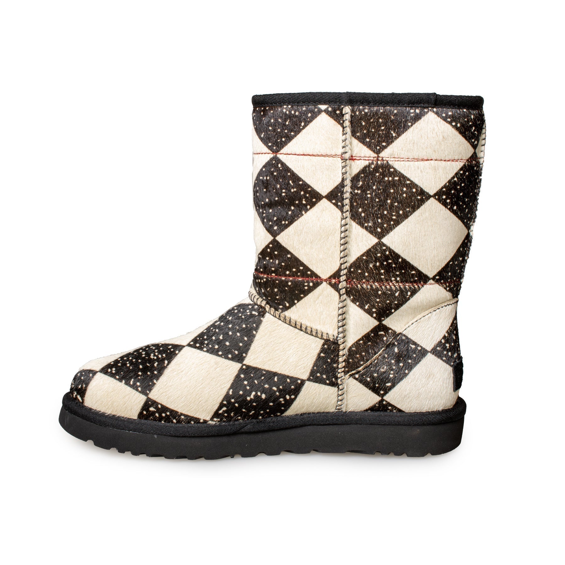 UGG X TSCHABALALA Self Classic Diamond Black / White Boots - Women's