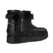 UGG Fluff Punk Boot Black - Women's