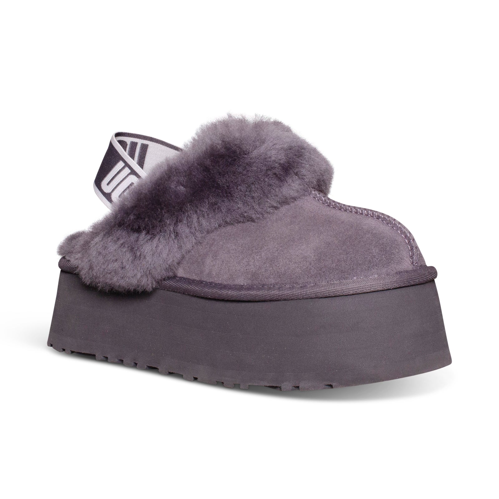 UGG Funkette Charcoal Slippers - Women's