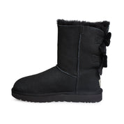 UGG Bailey Bow II Velvet Ribbon Black Boots - Women's