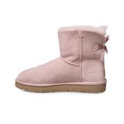 UGG Mini Bailey Bow II Pink Crystal Boots - Women's