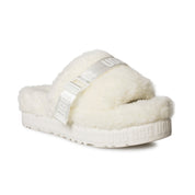 UGG Fluffita White Sandals - Women's