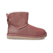 UGG Mini Bailey Bow Sparkle Pink Boots - Women's