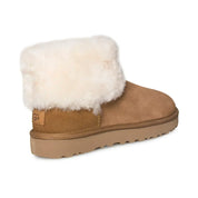 UGG Classic Mini Fluff Chestnut Boots - Women's