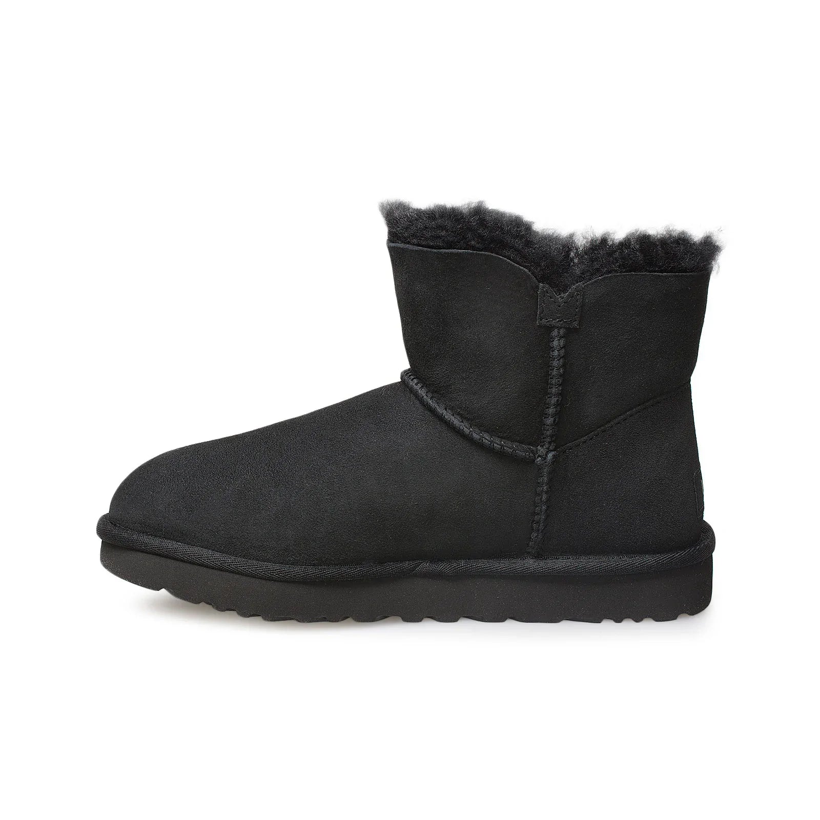 UGG Mini Bailey Button Gem Black Boots - Women's