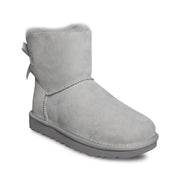 UGG Mini Bailey Bow II Grey Violet Boots - Women's