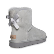 UGG Mini Bailey Bow II Grey Violet Boots - Women's