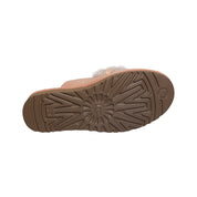 UGG Clio Pom Pom Slide Suntan Slippers - Women's