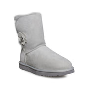 UGG Bailey Button Poppy Grey Violet Boots - Women's