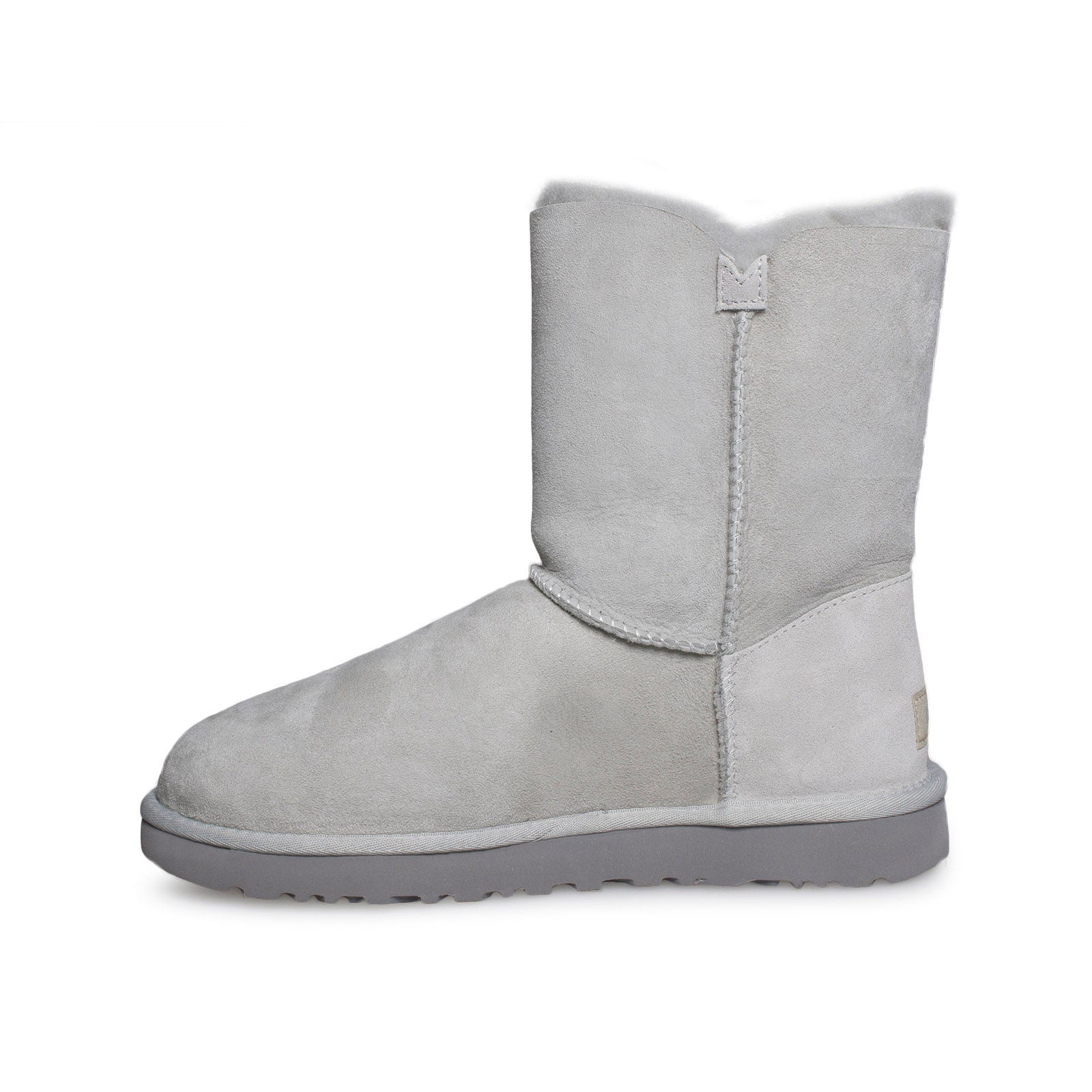 UGG Bailey Button Poppy Grey Violet Boots - Women's