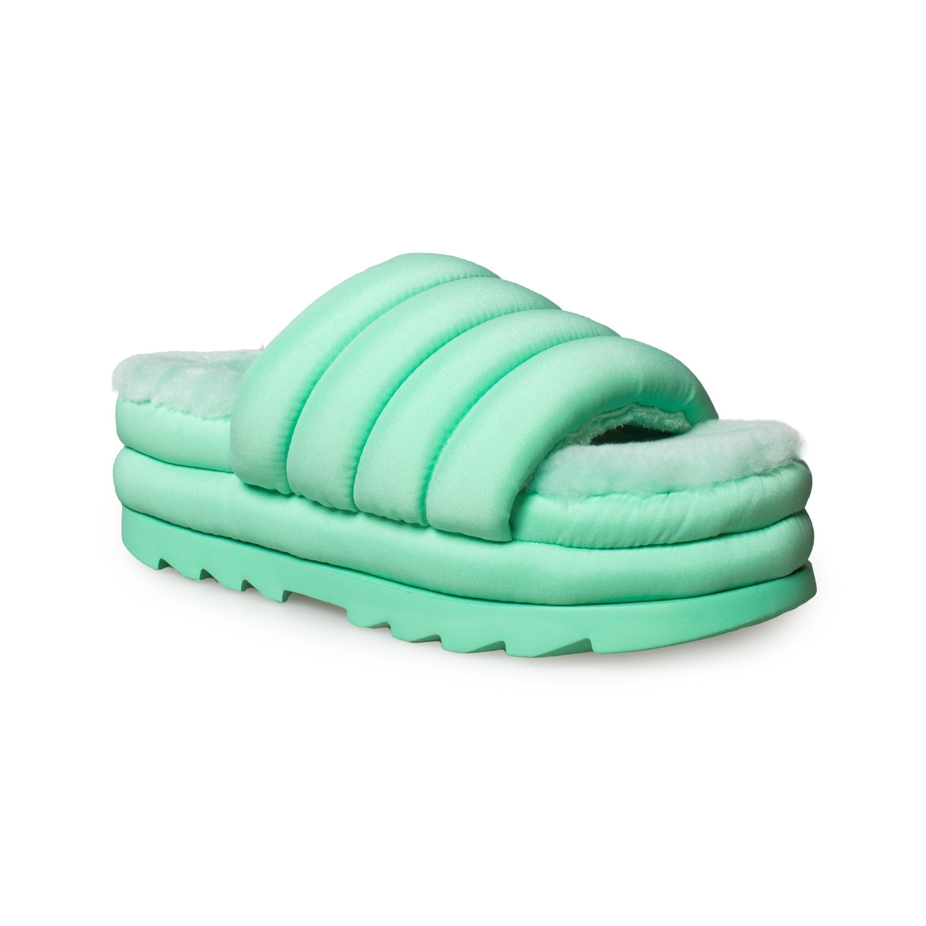 UGG Maxi Slide Pale Emerald Slippers - Women's