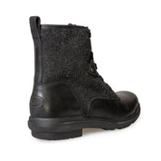 UGG Hapsburg Lace Black Leather Boots - Women's