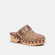 Coach Outlet Faryn Clog In Signature Jacquard