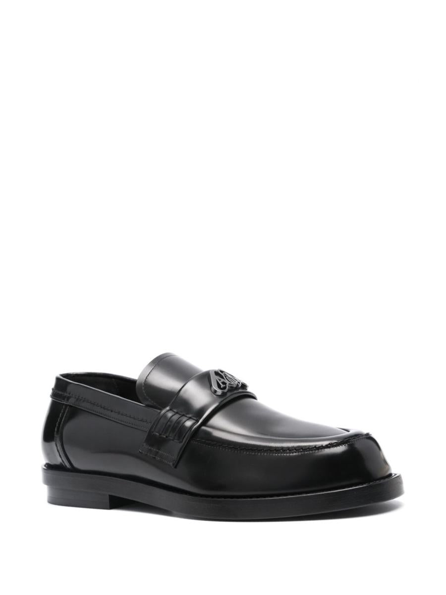 Alexander McQueen Seal Leather Loafers