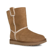 UGG Classic Short Spill Seam Chestnut Boots - Women's