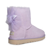 UGG Mini Bailey Tuffle Bow Lavender Fog Boots - Women's