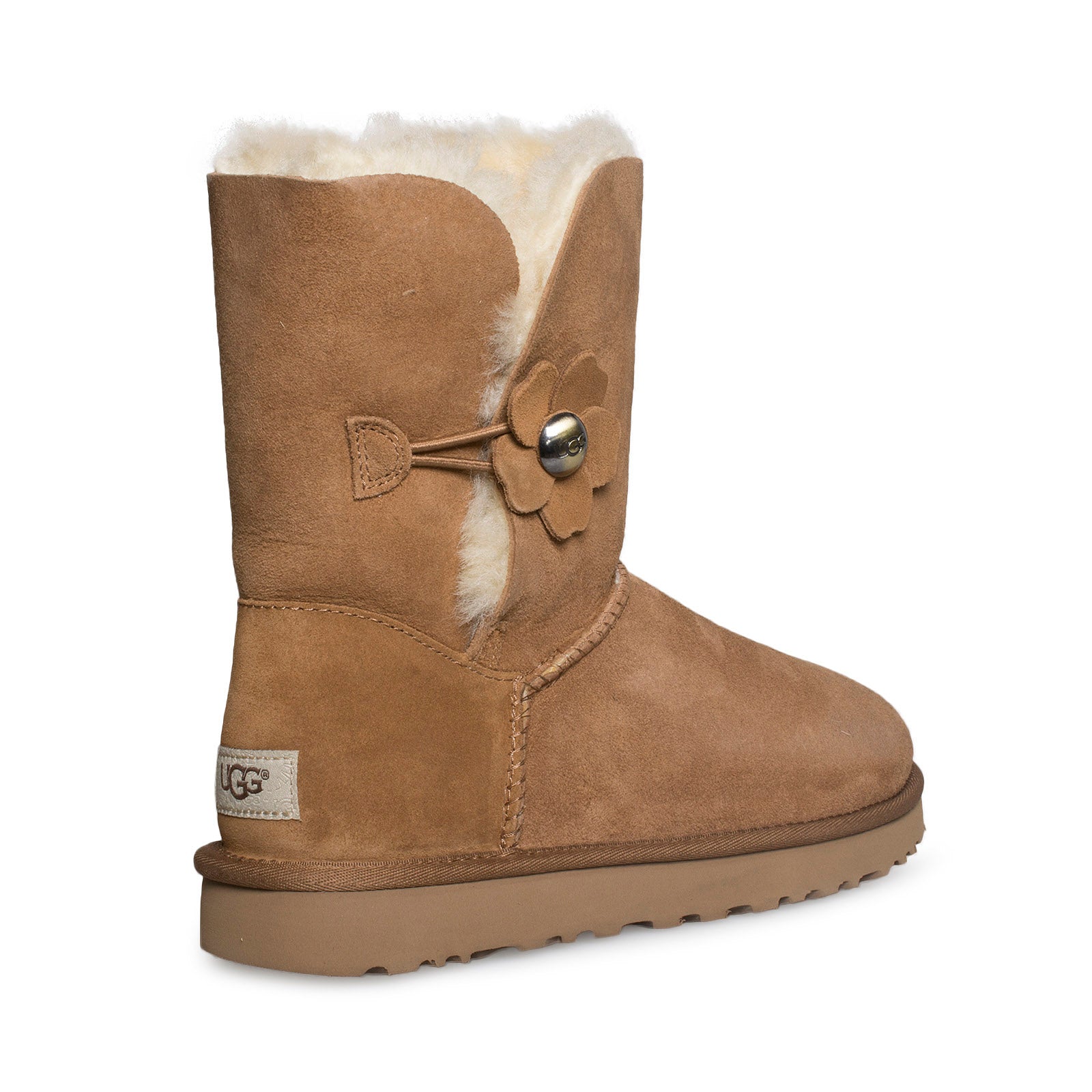 UGG Bailey Button Poppy Chestnut Boots - Women's