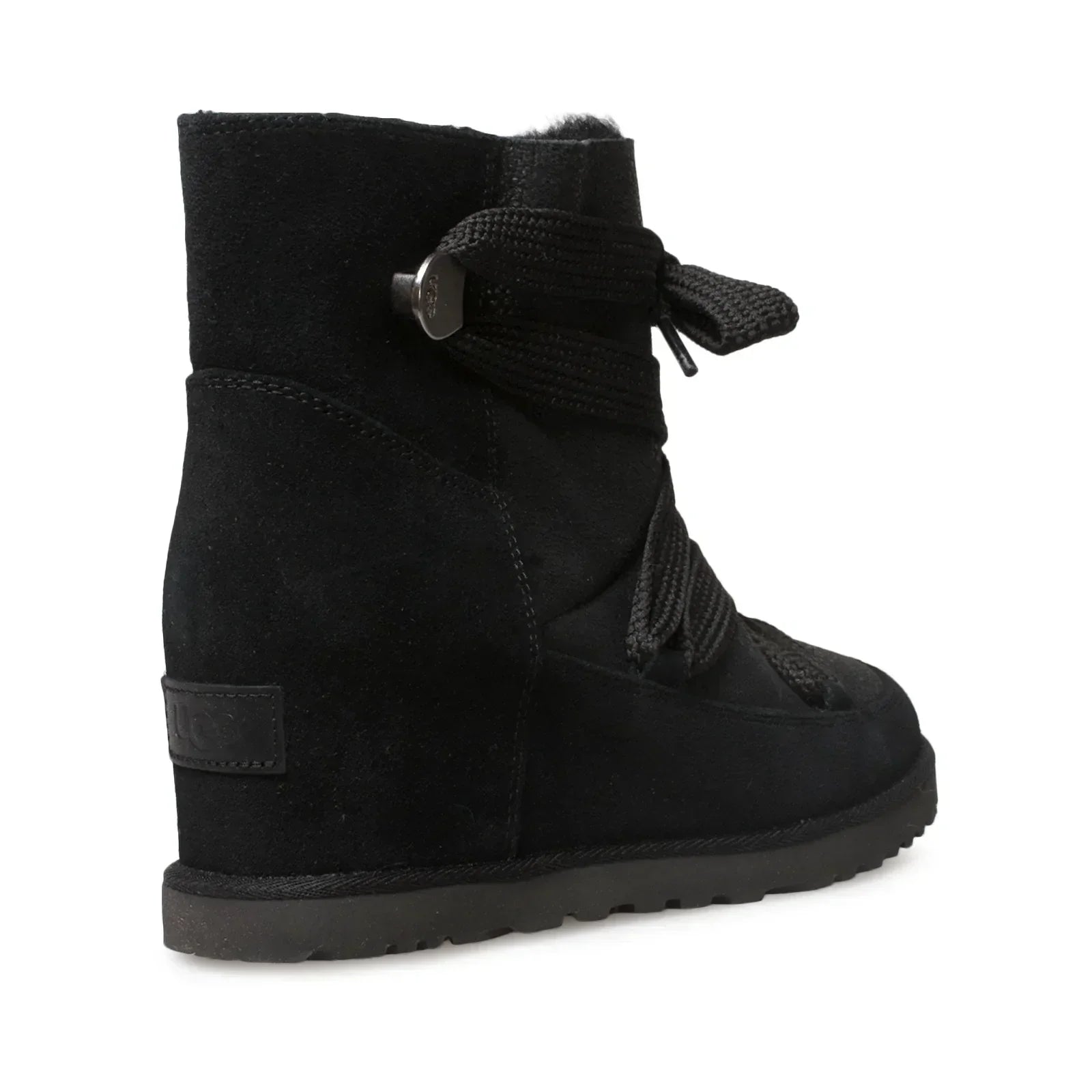 UGG Classic Femme Lace Up Black Boots - Women's