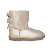 UGG Bailey Bow II Shimmer Gold Boots - Youth