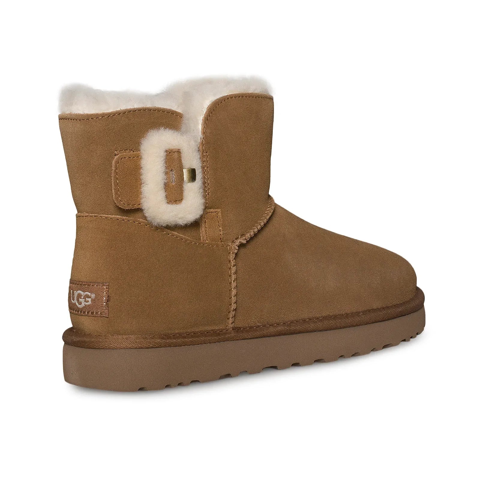 UGG Mini Fluff Buckle Chestnut Boots - Women's