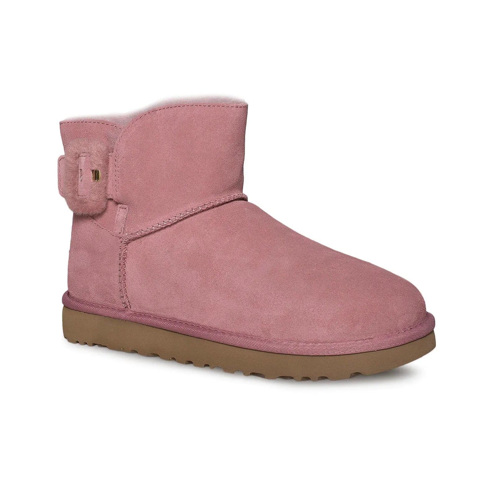 UGG Mini Fluff Buckle Pink Dawn Boots - Women's