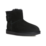 UGG Mini Fluff Buckle Black Boots - Women's