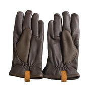 UGG Casual Leather with Pull Tab Cordovan Gloves- Men's