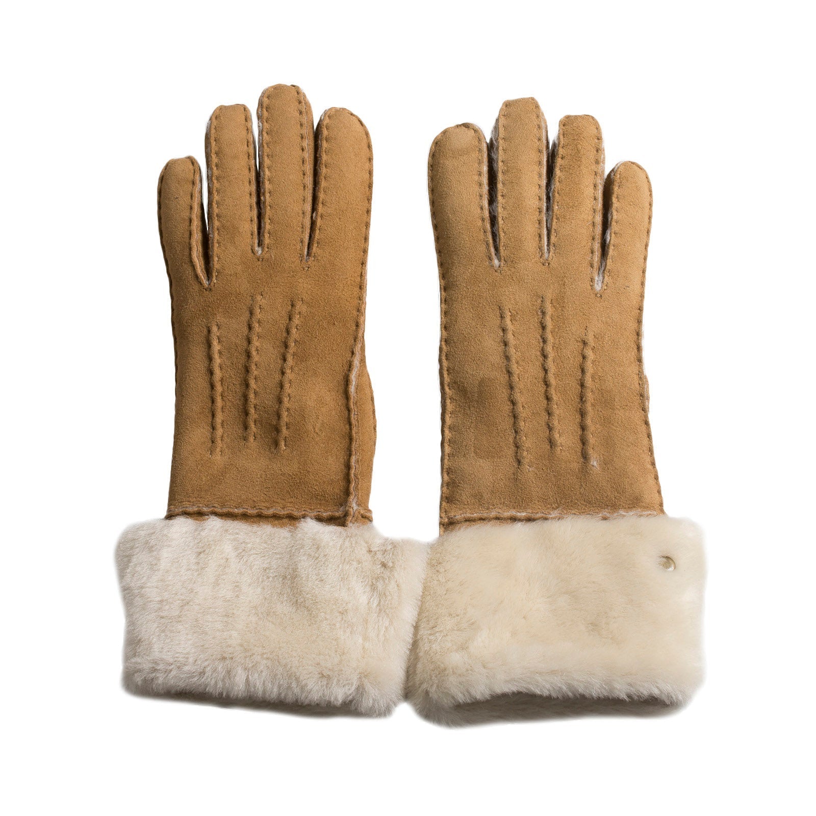 UGG Sheepsken Long PCD Slim Chestnut Gloves - Women's