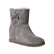 UGG Classic Femme Button Charcoal Boots - Women's