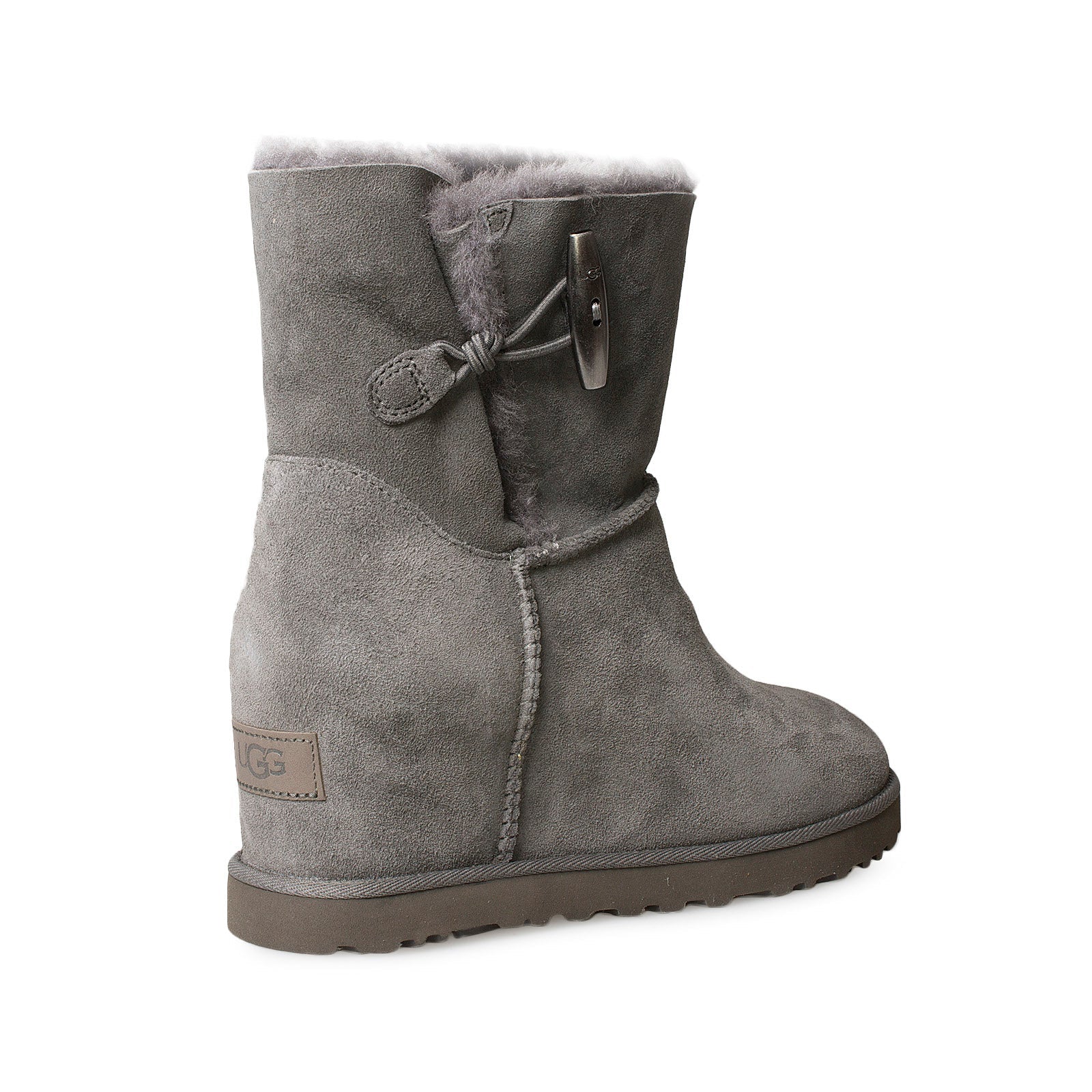 UGG Classic Femme Button Charcoal Boots - Women's