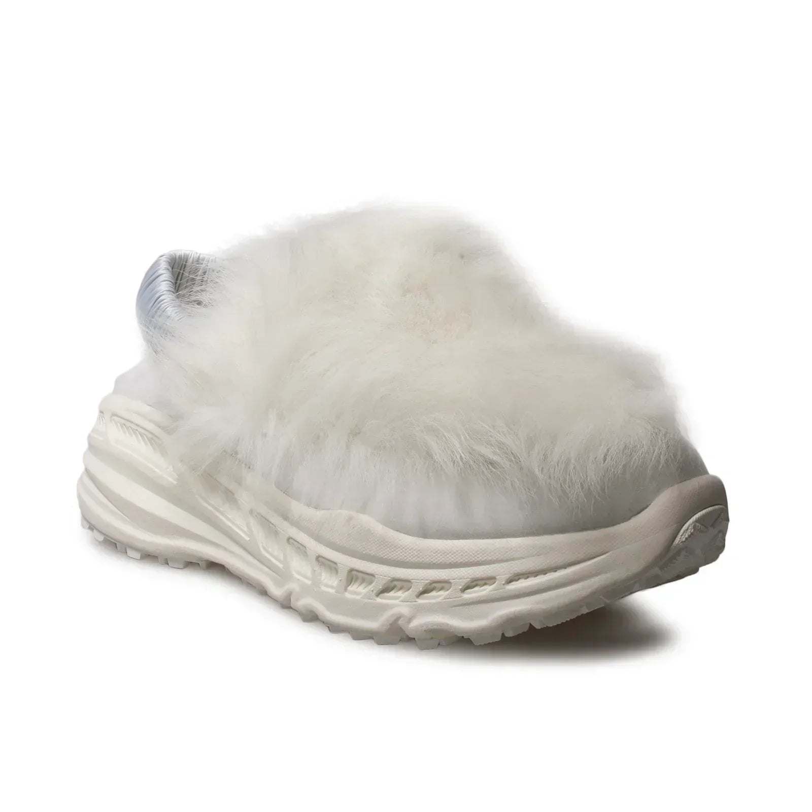 UGG Fluffy Runner White Sneakers - Women's