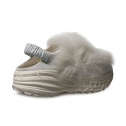 UGG Fluffy Runner White Sneakers - Women's