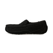 UGG Ascot Black Black Slippers - Men's