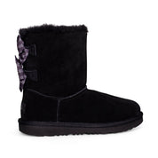 UGG Bailey Bow II UGG Graphic Black Boots - Youth