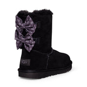 UGG Bailey Bow II UGG Graphic Black Boots - Youth