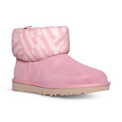 UGG Classic Mini Jersey Stripe Blush Boots - Women's