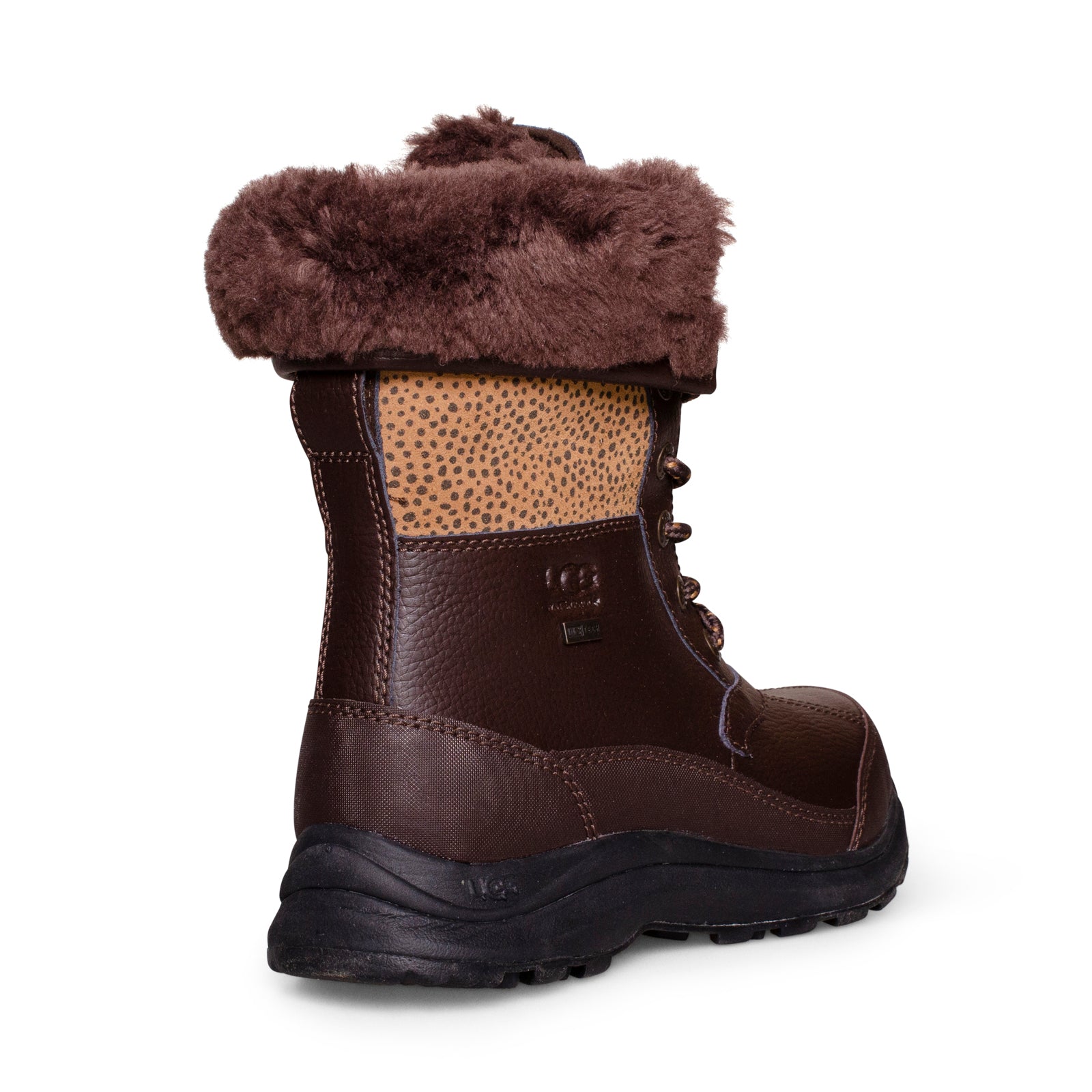 UGG Zaylee Micro Cheetah Dark Brown Boots - Women's