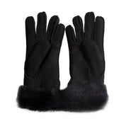 UGG Turn Cuff Black Gloves - Women's