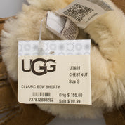 UGG Classic Bow Shortly Chestnut Gloves - Women's