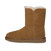 UGG Bailey Fluff Buckle Chestnut Boots - Women's