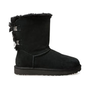 UGG Bailey Bow II Swirl Black Boots - Women's