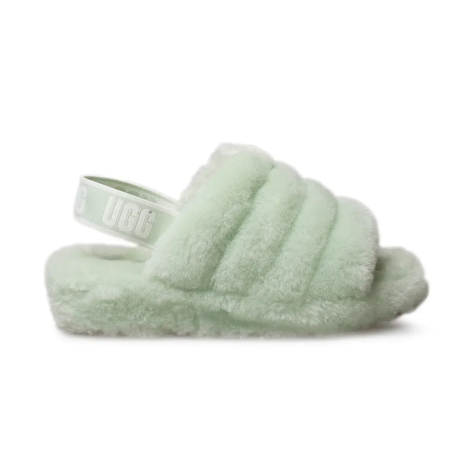 UGG Fluff Yeah Slide Retro Mint Sandals - Women's