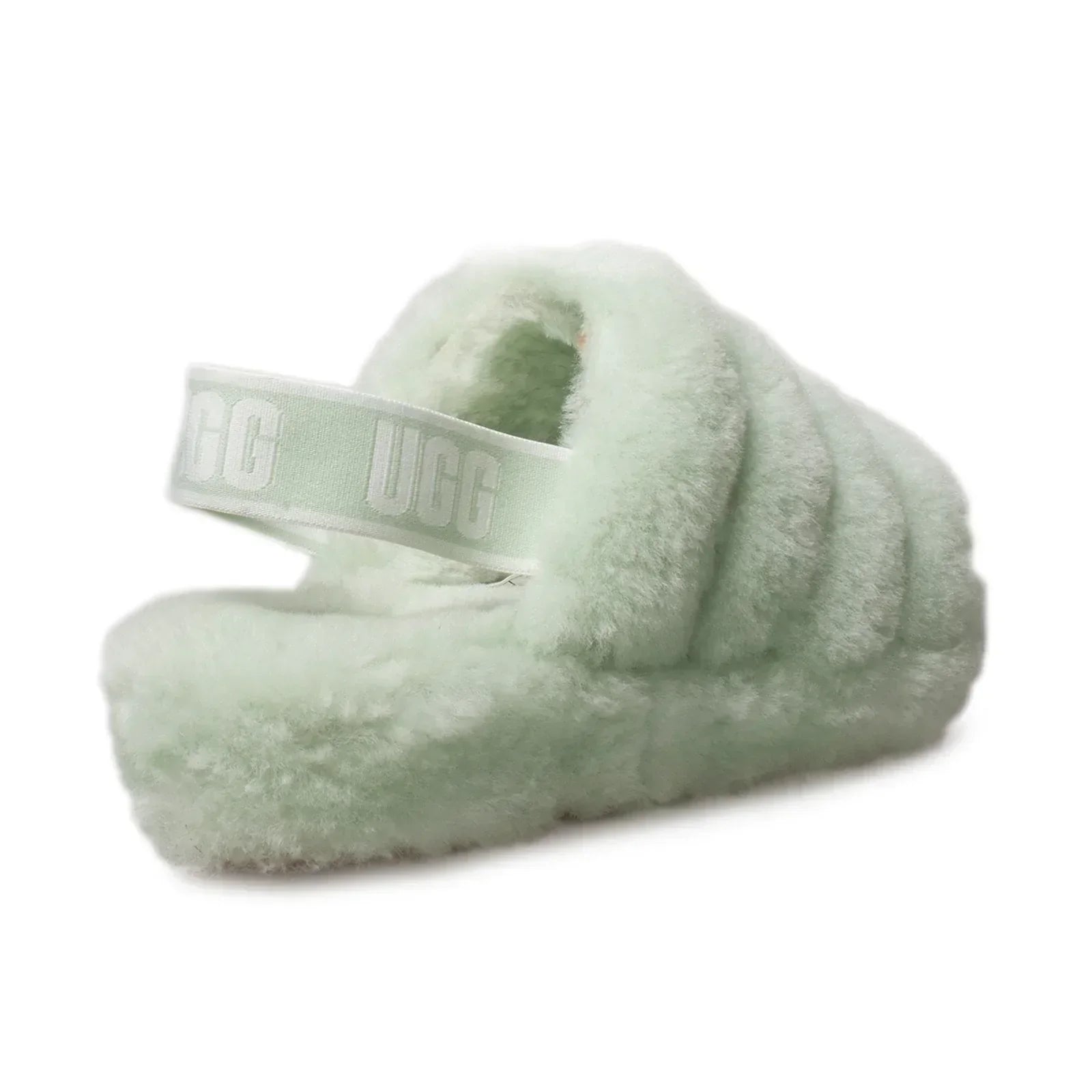 UGG Fluff Yeah Slide Retro Mint Sandals - Women's