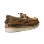 UGG Dex Lace Up Chestnut Slippers - Men's