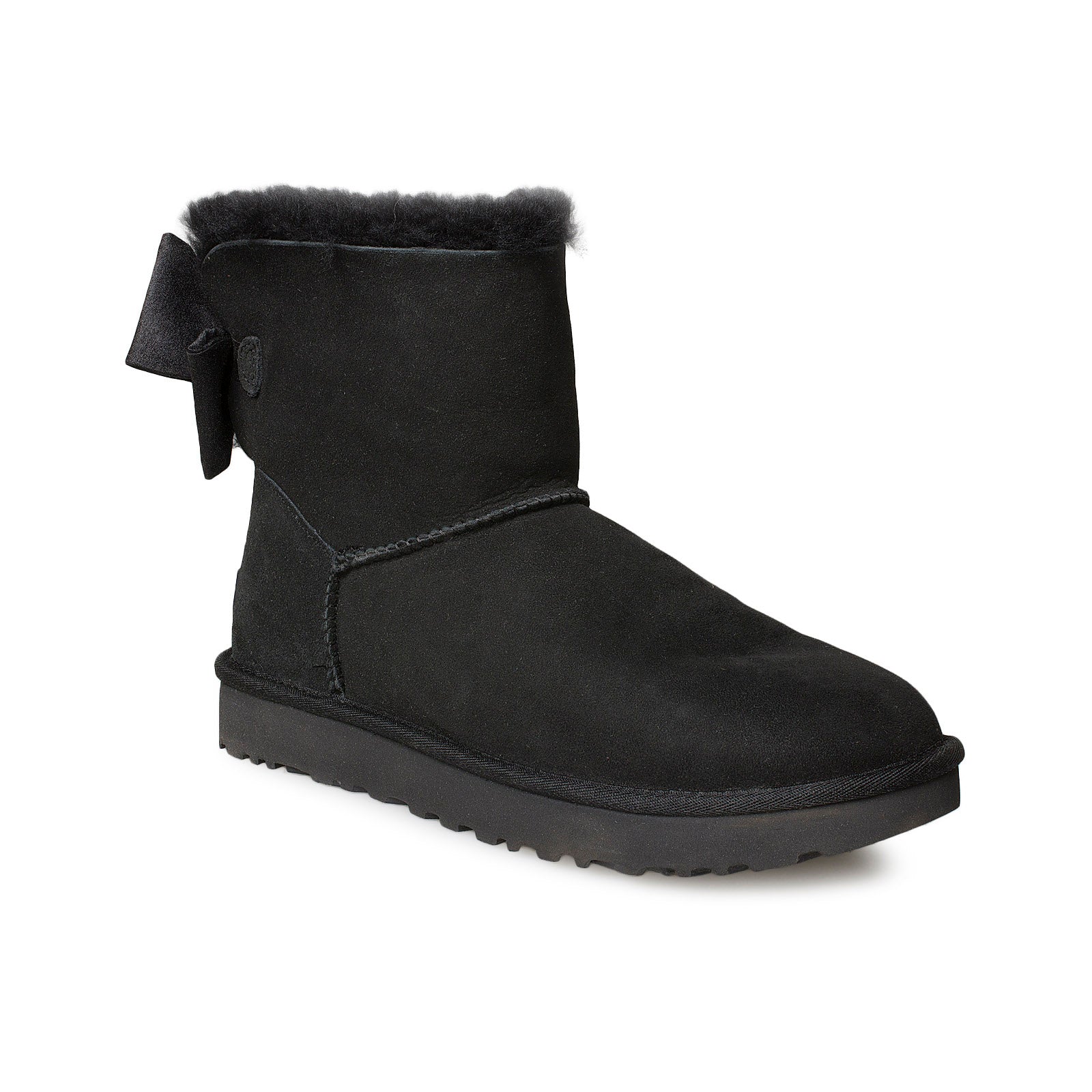 UGG Mini Bailey Bow II Glam Black Boots - Women's