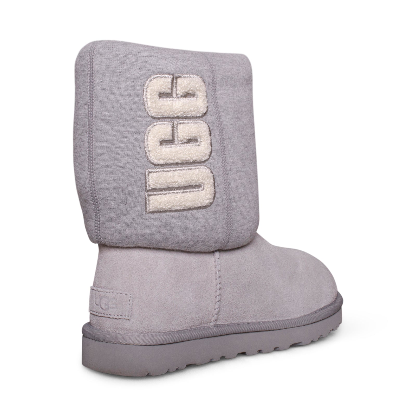 UGG Classic Short Fur Jersey Cozy Seal Boots - Women's