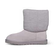 UGG Classic Short Fur Jersey Cozy Seal Boots - Women's