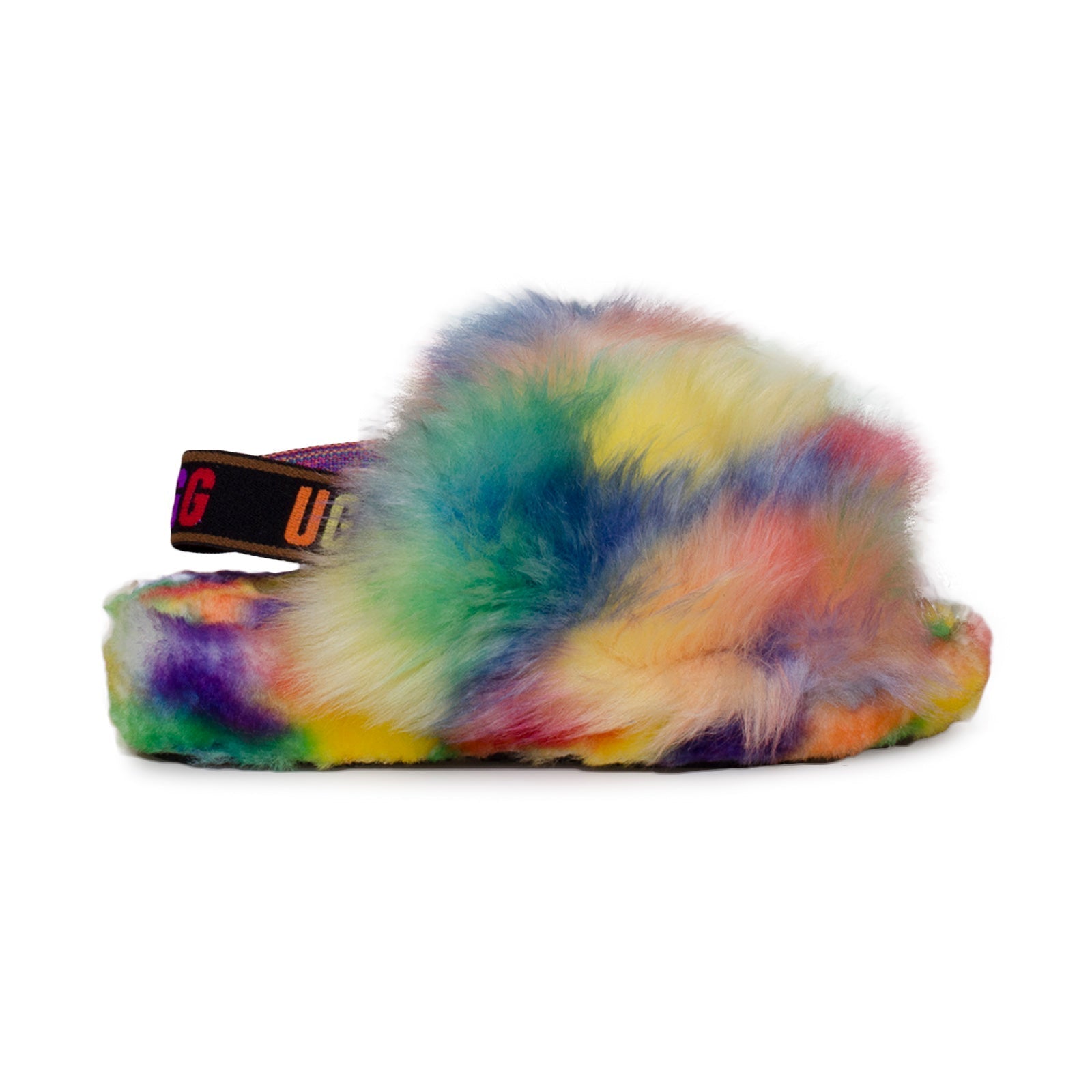 UGG Fluff Yeah Pride Rainbow Slippers - Women's