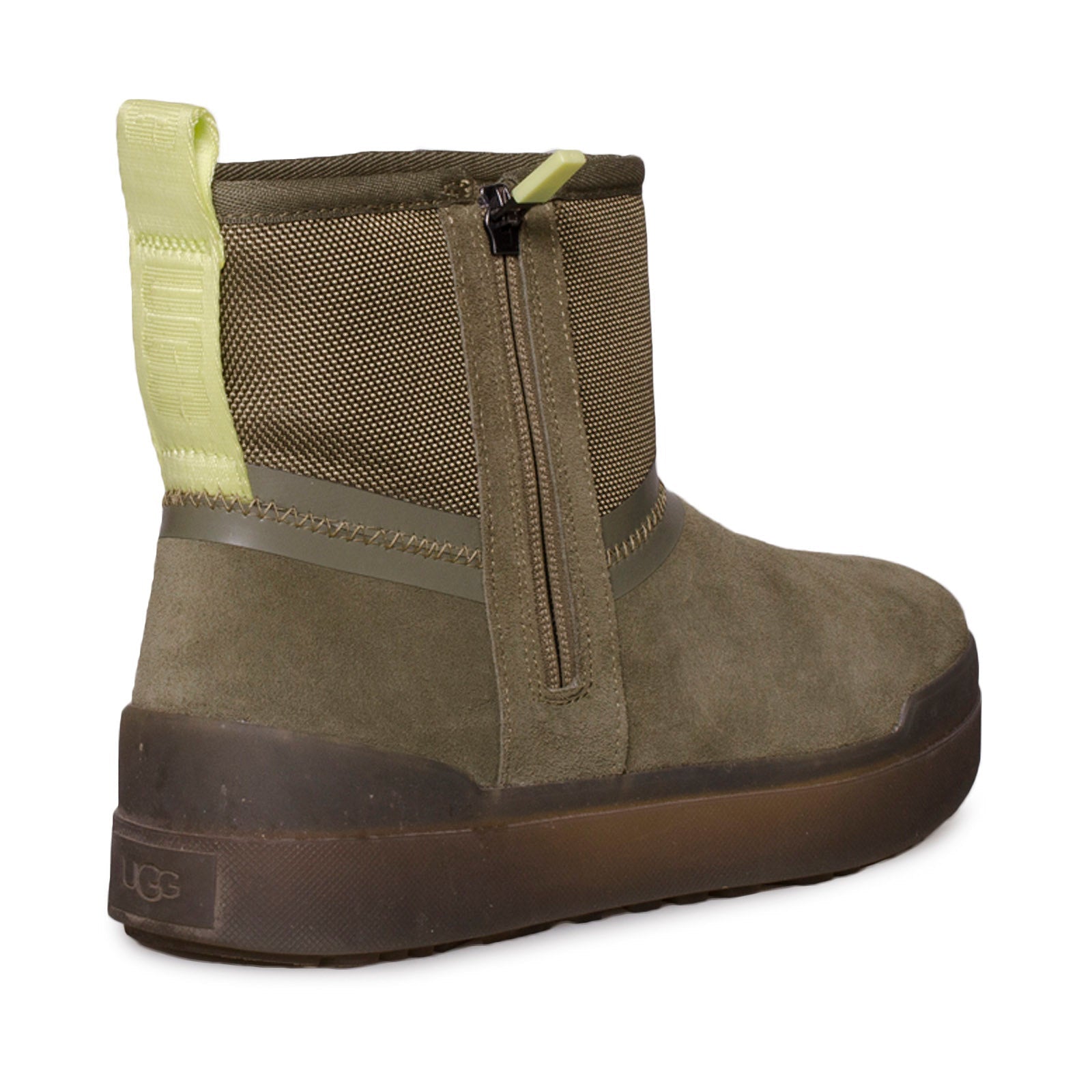 UGG Classic Tech Mini Burnt Olive Boots - Women's